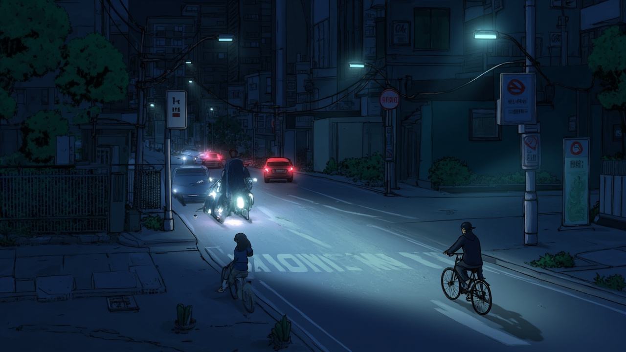 电驴车灯刺客整治宣传图